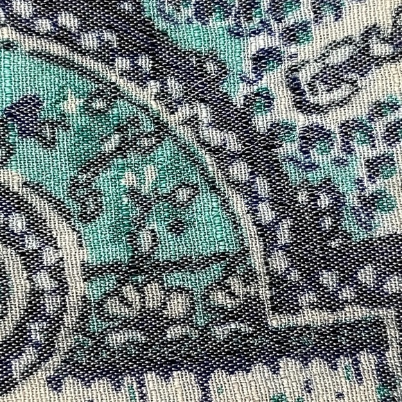 Fred David Paisley Peasant Boho Top Women’s M – Hippie Fairy Tunic Modest Y2K - Picture 10 of 10